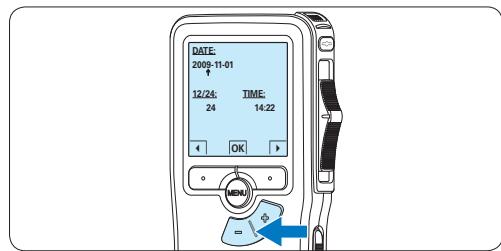 PHILIPS LFH-9172 - Ajuste de fecha y hora - 1