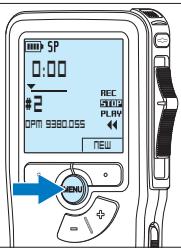 PHILIPS LFH-9172 - Menu settings - 1