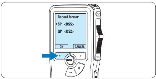 PHILIPS LFH-9172 - Change the recording format - 5