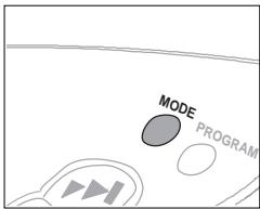 PHILIPS AX1001-00Z - Selecting different playing possibilities - MODE - 1