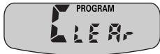 PHILIPS AX1001-00Z - Clearing the program - 1