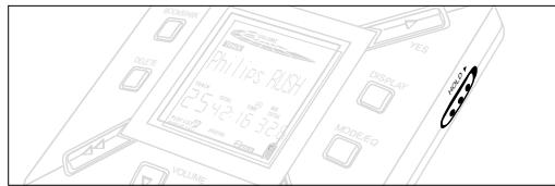 PHILIPS SA125 - Bloccaggio delle funzioni con HOLD - 1