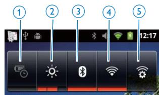 PHILIPS SA3CNT08 - Widget de sélection des commandes - 1