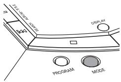 PHILIPS EXP503 - Sélection de différentes possibités de lecture - MODE - 1