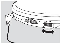 PHILIPS EXP503 - Ajuste del volumen - 1