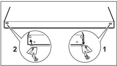 AEG-ELECTROLUX SG214N10 - Wechseln des Turanschlags - 2