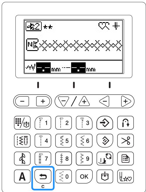 BROTHER F420 - Suppression d'un motif - 1