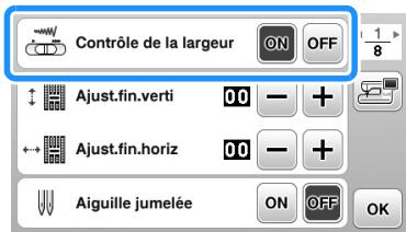 BROTHER F420 - Points plumetis à l'aide de la commande de vitesse de couture - 2