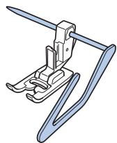 BROTHER F420 - Utilisation du guide pour quilting (courtepointe) (vendu séparément pour certains modèles) - 3
