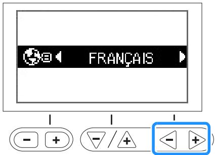 BROTHER F420 - Sélection initiale des réglages de la machine - 1