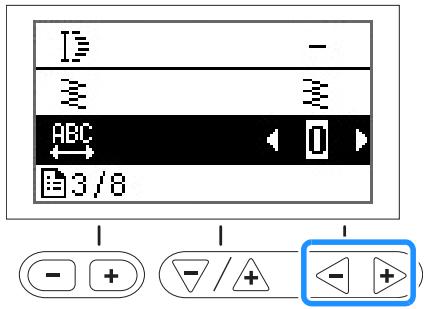 BROTHER F420 - Modification de l'espacement des caractères - 1