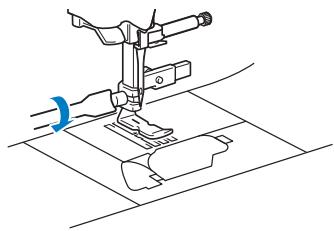 BROTHER F420 - Fixation d'une fermeture à glissière centrée - 1