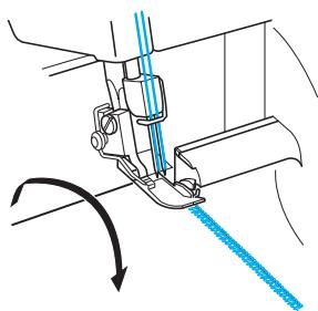 BROTHER M343D - Au début d'un point - 3