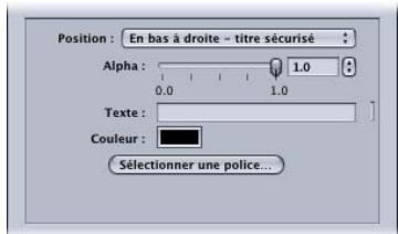 APPLE COMPRESSOR 4 - Superposer texte - 1