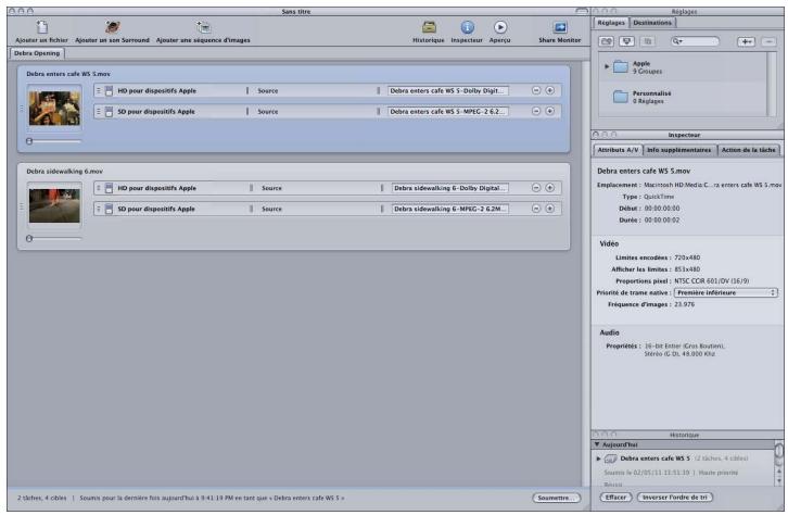 APPLE COMPRESSOR 4 - Modèle Lot - 1