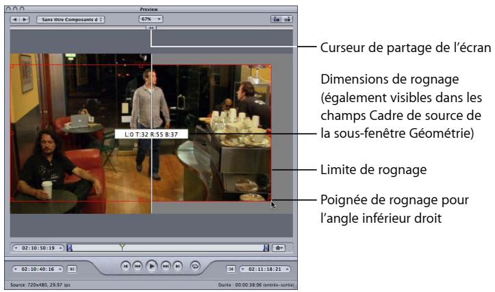 APPLE COMPRESSOR 4 - Zone d'écran Aperçu - 1