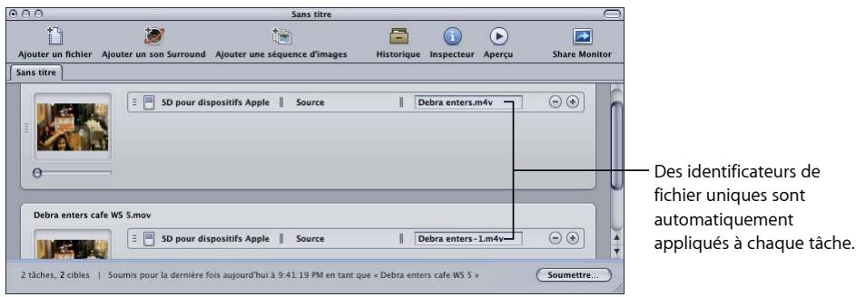 APPLE COMPRESSOR 4 - Pour ouvrir un fichier de lot dans Compressor - 1