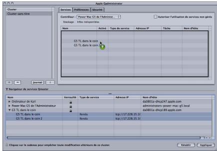 APPLE COMPRESSOR 4 - Interfaces du système de traitement distribué Apple Qmaster - 2