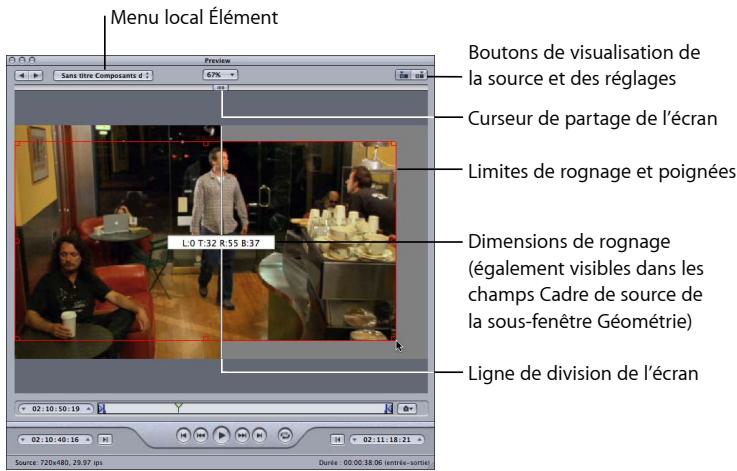 APPLE COMPRESSOR 4 - Pour prévisualiser un plan associé à un réglage - 1