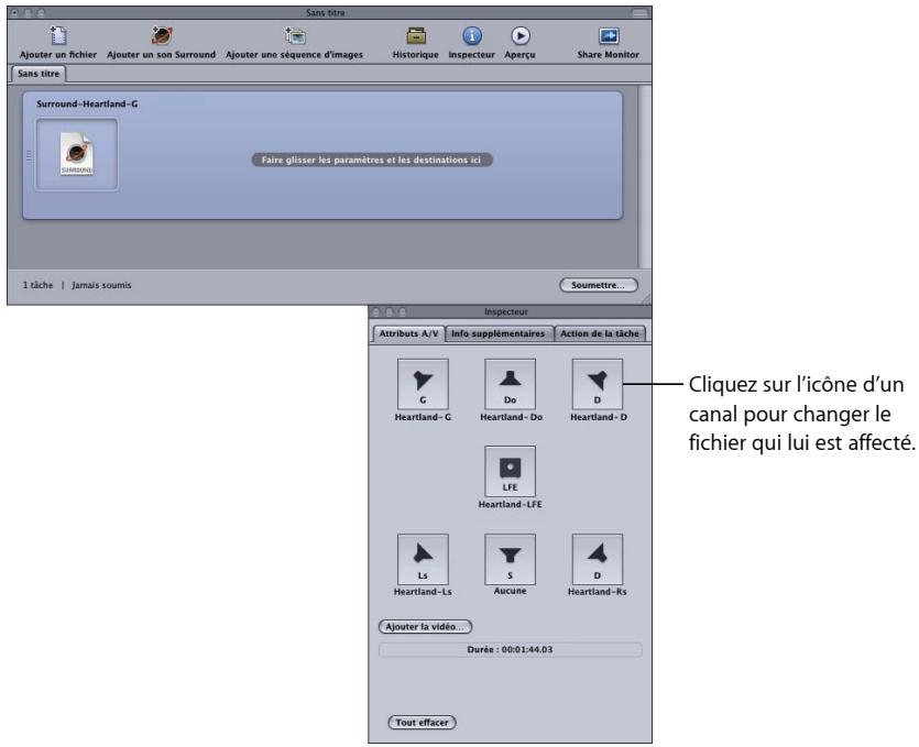 APPLE COMPRESSOR 4 - À propos des tâches audio Surround - 1