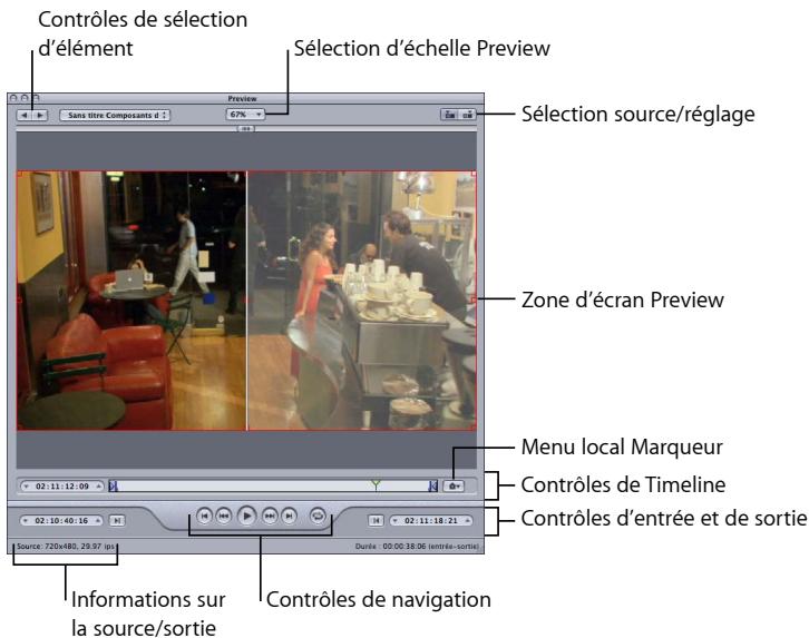 APPLE COMPRESSOR 4 - À propos de la fenêtre Aperçu - 2