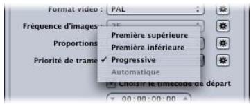 APPLE COMPRESSOR 4 - Onglet Format video - 4