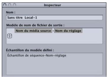APPLE COMPRESSOR 4 - Utilisation de l'Inspecteur avec l'onglet Destinations - 2