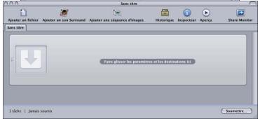APPLE COMPRESSOR 4 - Interfaces du système de traitement distribué Apple Qmaster - 5