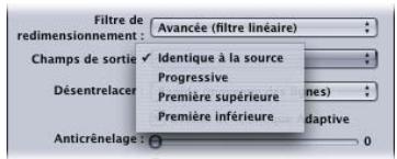 APPLE COMPRESSOR 4 - Redimensionnement de la zone Contrôles - 2