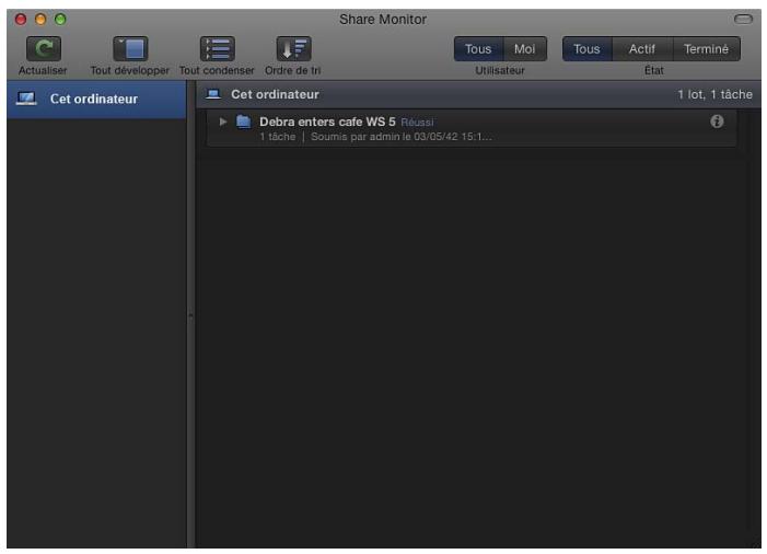 APPLE COMPRESSOR 4 - Pour ouvrir Share Monitor - 1