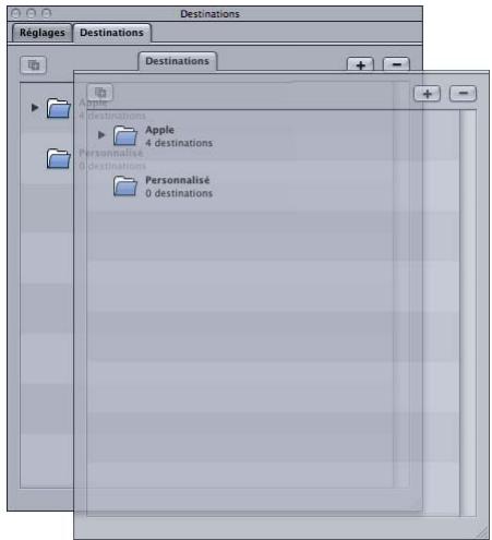 APPLE COMPRESSOR 4 - Pour placer un onglet dans sa propre fenêtre par glissement - 1