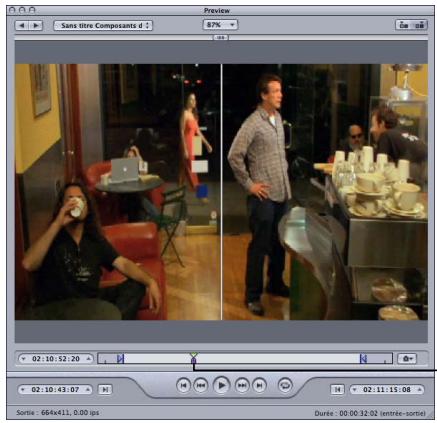 APPLE COMPRESSOR 4 - Pour ajouter un marqueeur de chapitre à votre plan - 1