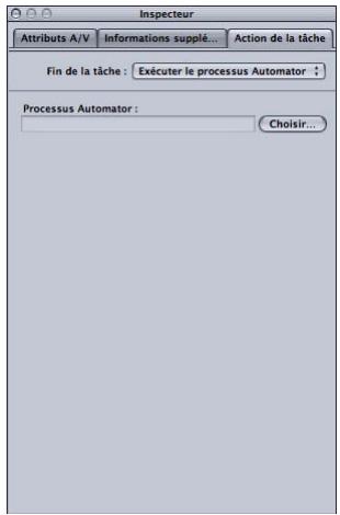 APPLE COMPRESSOR 4 - Exécuter le processus Automator - 1