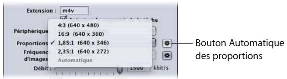 APPLE COMPRESSOR 4 - À propos de la sous-fenêtre Encodeur H.264 pour apparèils Apple - 3