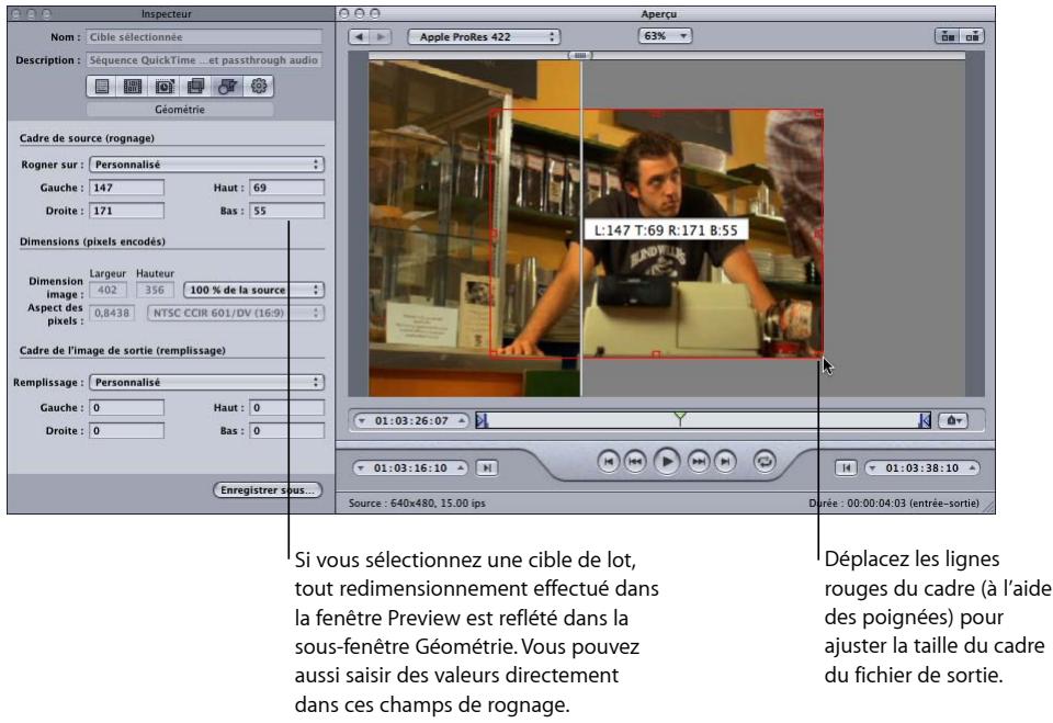 APPLE COMPRESSOR 4 - Ajustements de géométrie pour un réglage - 2