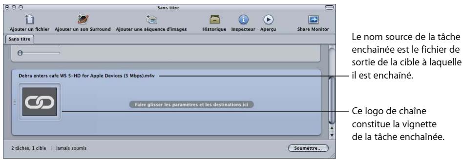 APPLE COMPRESSOR 4 - Pour enchainer des cibles sélectionnées à d'autres tâches - 1