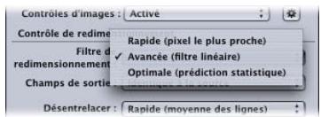 APPLE COMPRESSOR 4 - Redimensionnement de la zone Contrôles - 1