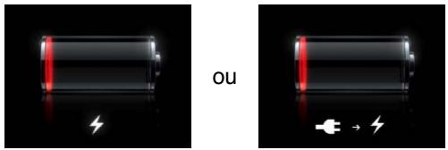 APPLE IPAD 2 WI-FI - L'imag de batterie faible ou le message « Aucune recharge en cours » s'affiche - 1