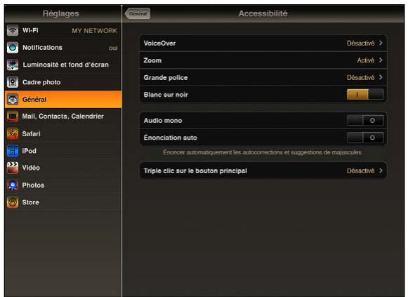 APPLE IPAD 2 WI-FI - Blanc sur noir - 1