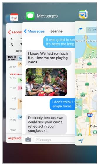 Basculer entre les apps 1