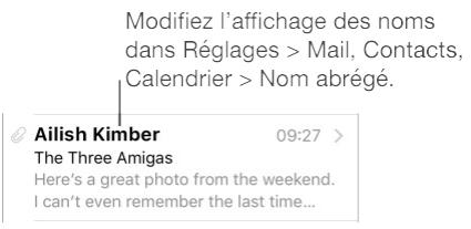 Afficher un aperçu des messages 1