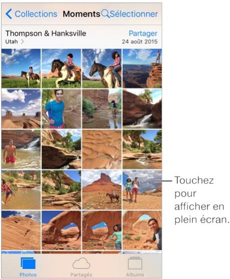 Visionner des photos et des vidés 1