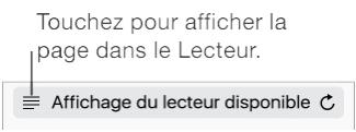 Utiliser le Lecteur pour dire sans distraction 1