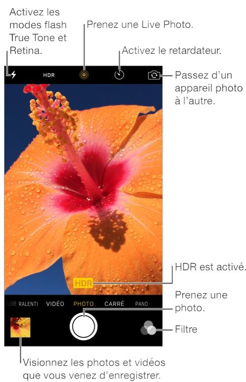 Appareil photo en un coup d'oeil 2