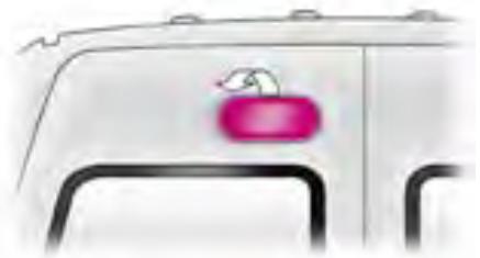 PEUGEOT EXPERT 1 - Troisième feu de stop (porte arrêté gauche) (P 21 W) - 1