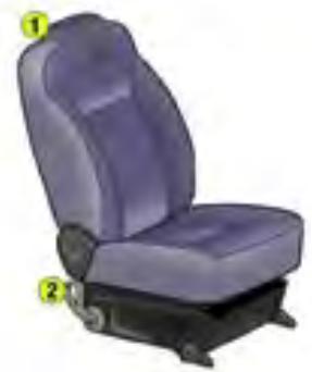 PEUGEOT EXPERT 1 - Banquette trois places 2ÈME rangée : - 1