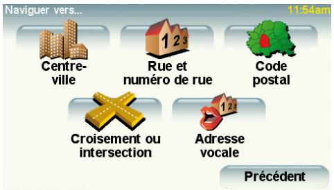 TOMTOM CURFER - Touchez Rue et numéro de rue. - 1
