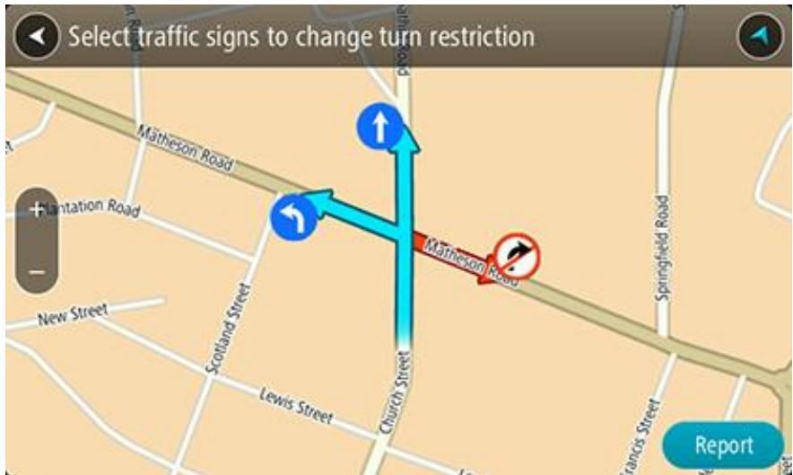 TOMTOM GO 5000 - Restriction de direction - 1