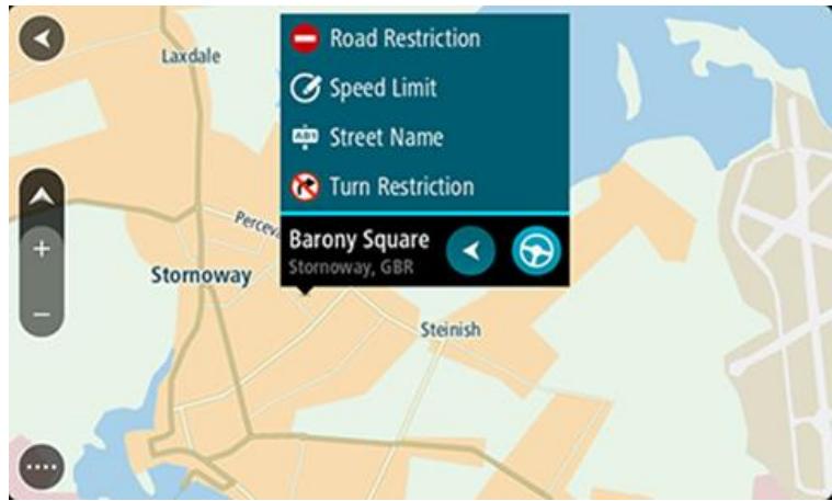 TOMTOM RIDER 40 - Créer un rapport de correction de carte - 2