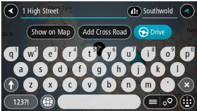 TOMTOM RIDER 40 - Le cas échéant, saisisse le numéro de rue si ce n'est déjà fait. - 1